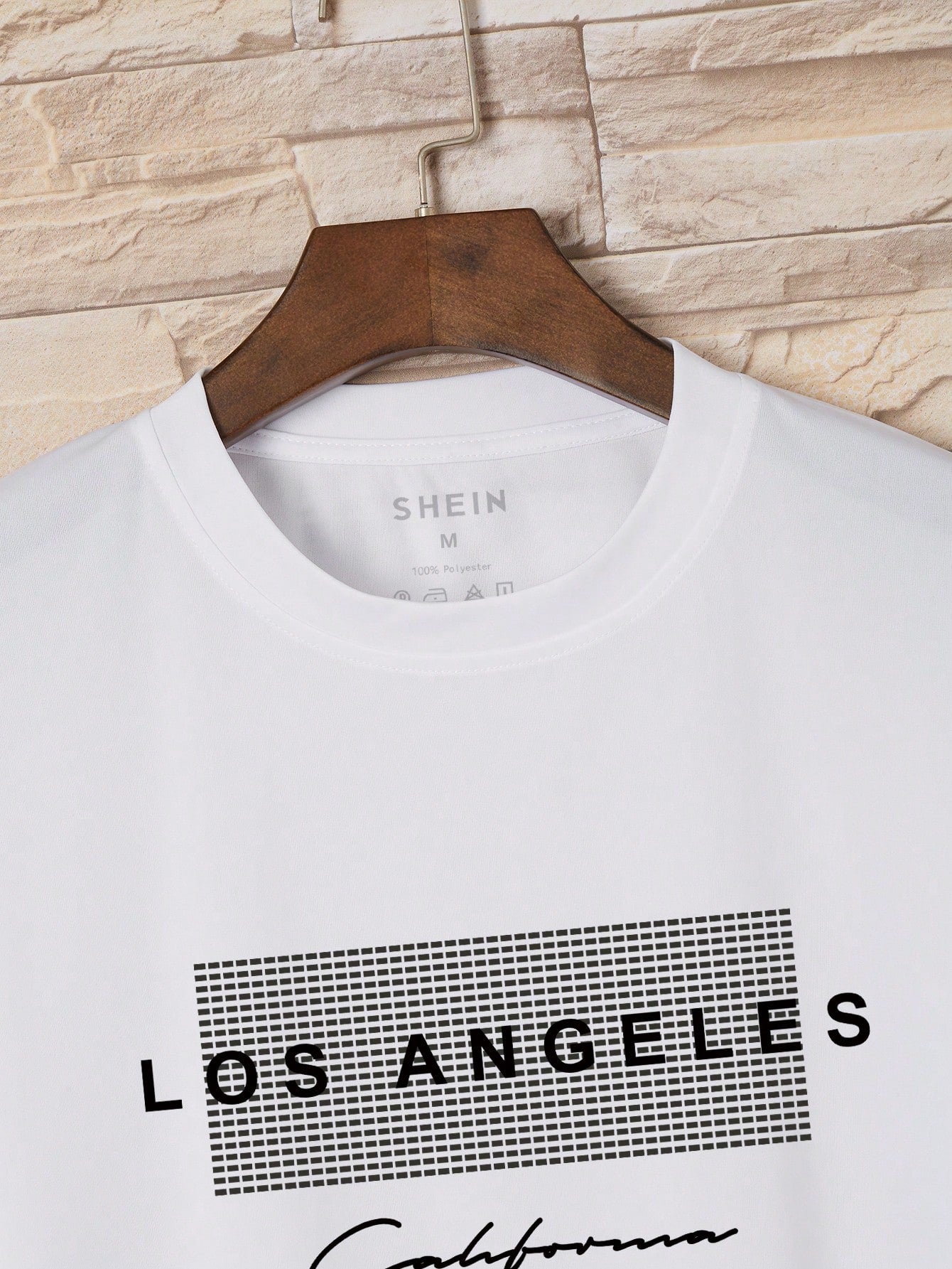 Men Letter Graphic Tee