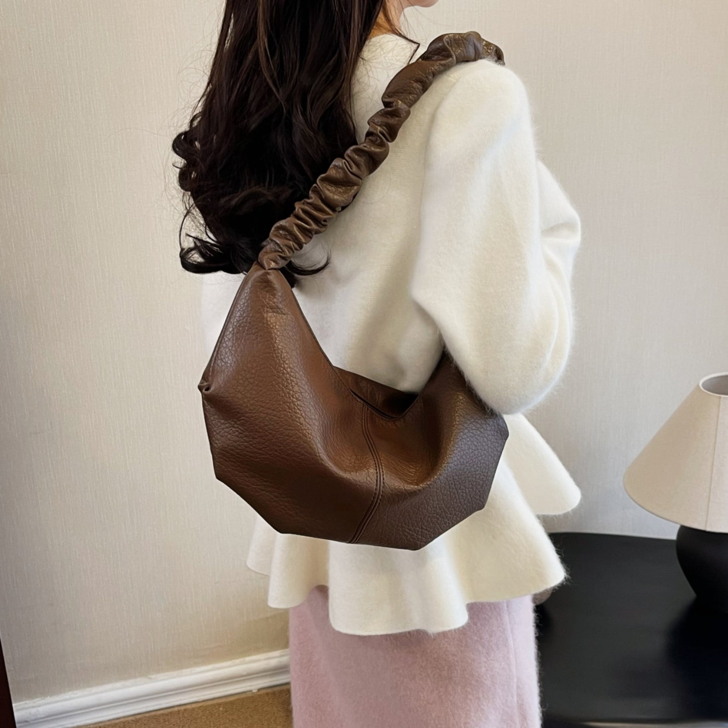 PU Leather Shoulder Bag