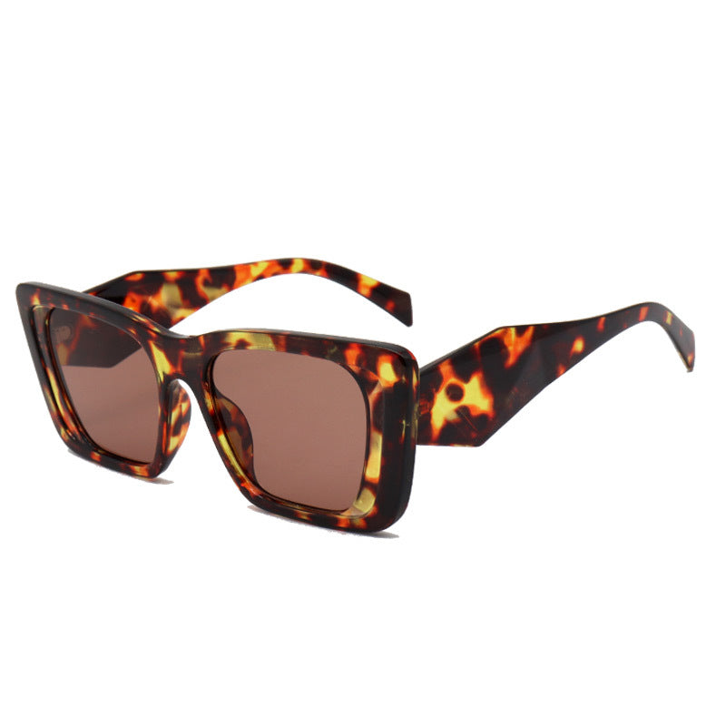 Square Sunglasses Sun-resistant Women's Trendy Street