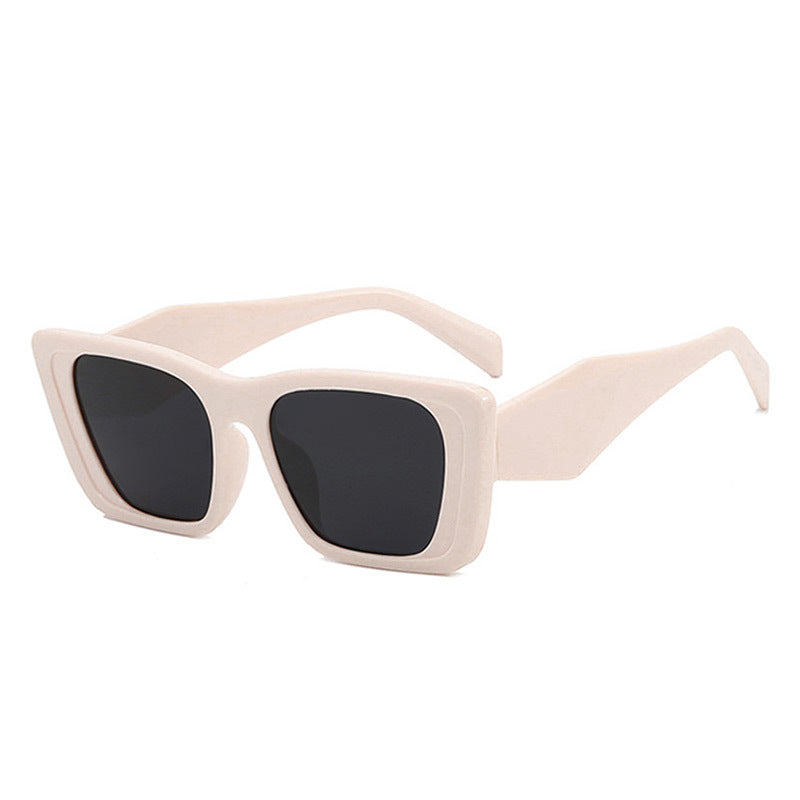 Square Sunglasses Sun-resistant Women's Trendy Street