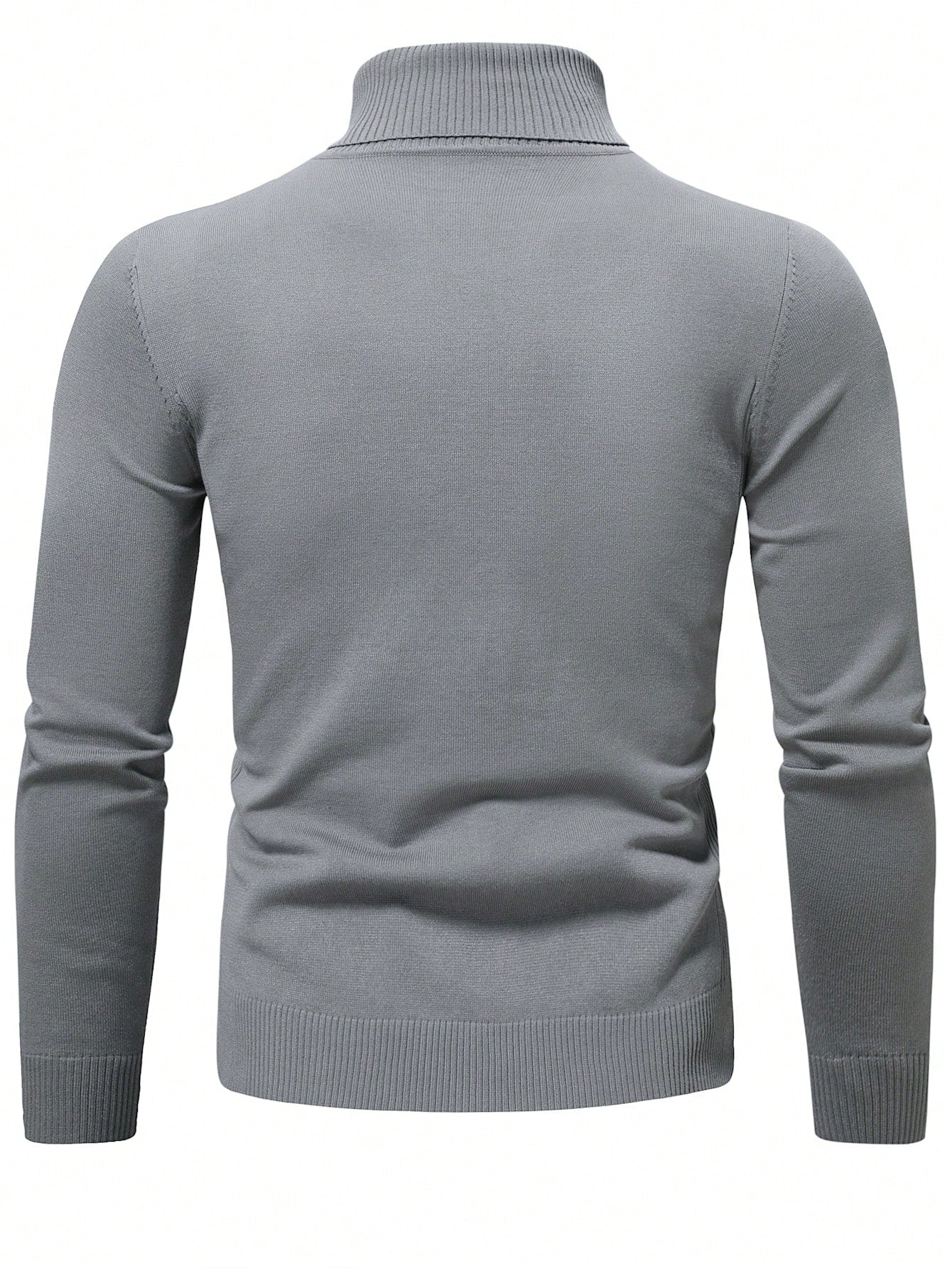 Manfinity Homme Men Solid Turtleneck Sweater