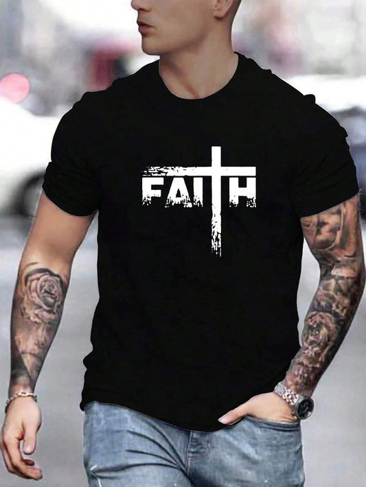 Men Letter Graphic Tee